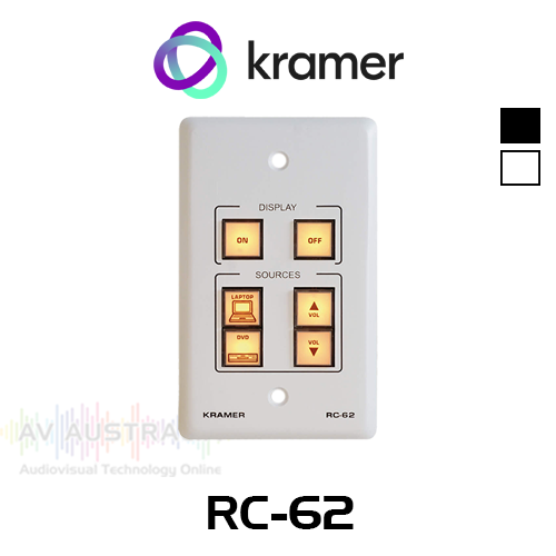Kramer RC-62 6-Button Backlit KNet Control Keypad