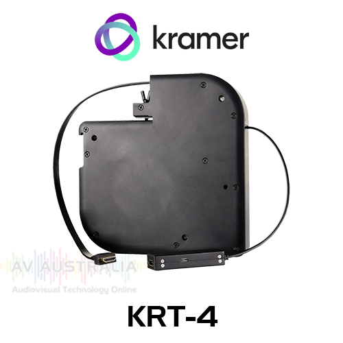 Kramer KRT-4 HDMI Cable Retractor For HDMI, VGA, Audio, LAN, USB, USB-C & DisplayPort