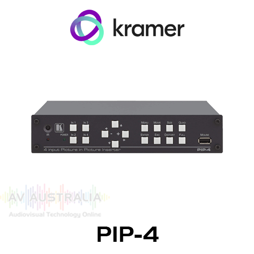 Kramer PIP-4 4 Composite Video Picture-in-Picture Inserter