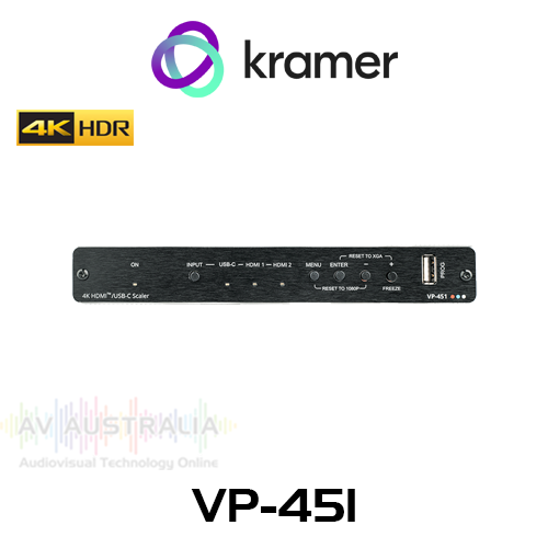 Kramer VP-451 4K HDR HDMI / USB-C to HDMI ProScale Digital Scaler