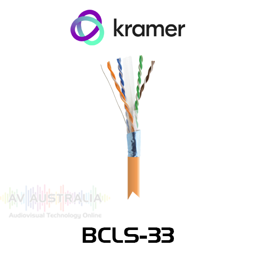 Kramer BCLS-33 Cat6A F/UTP 23AWG Bulk Cable - 500m