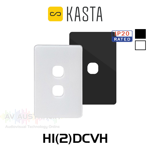 Kasta Hesperus Unison 1/2-Gang Grid Plate Cover