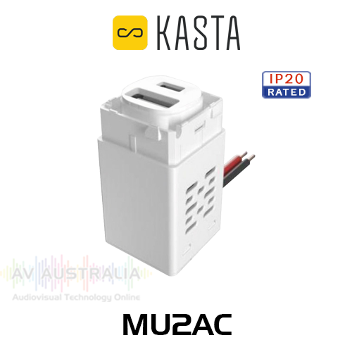 Kasta Unison 2.4A 240VAC USB-A & USB-C Mechanism