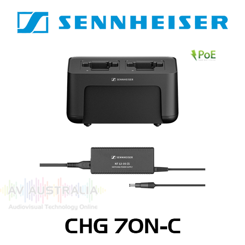 Sennheiser CHG 70N-C 2-Slot Network Enabled Charger For EW-DX Series