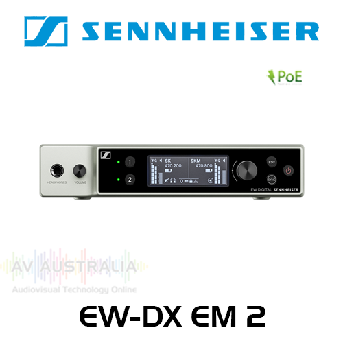 Sennheiser EW-DX EM 2 Dual Channel Digital Rackmount Receiver