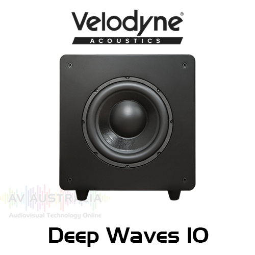 Velodyne Deep Waves 10" 350W RMS Front-Firing Active Subwoofer with 2 Passive Radiators