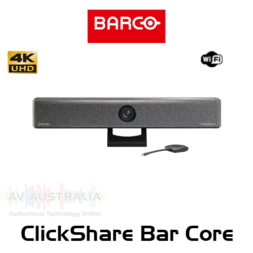 Barco ClickShare Bar Core 4K All-In-One Wireless Conferencing Video Bar