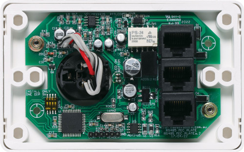 Redback 5-Pin XLR Supermarket Microphone Transmitter Wallplate