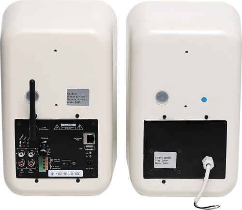 Wireless / IP-Based Active PA Wall Speaker System with Bluetooth (Pair)