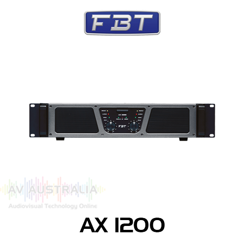 FBT AX1200 2x 600W Class H-2 Step Power Amplifier