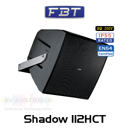 FBT Shadow 112HCT 12" Coaxial 8 ohm 100V Outdoor Long-Throw Loudspeaker (Each)