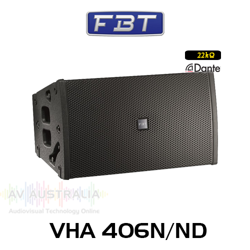 FBT VHA 406N/ND Four 6.5" Vertical Horizontal Active Line Array Speaker - Dante Option (Each)