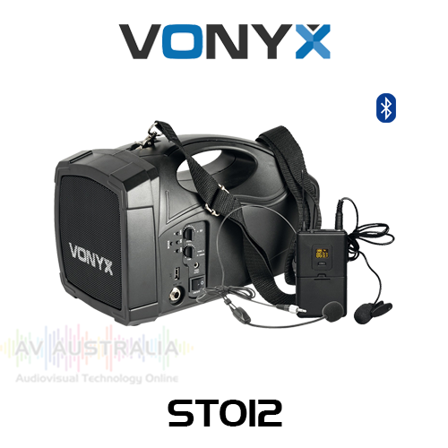 Vonyx ST012 Battery Powered Personal Wireless PA System with Bodypack