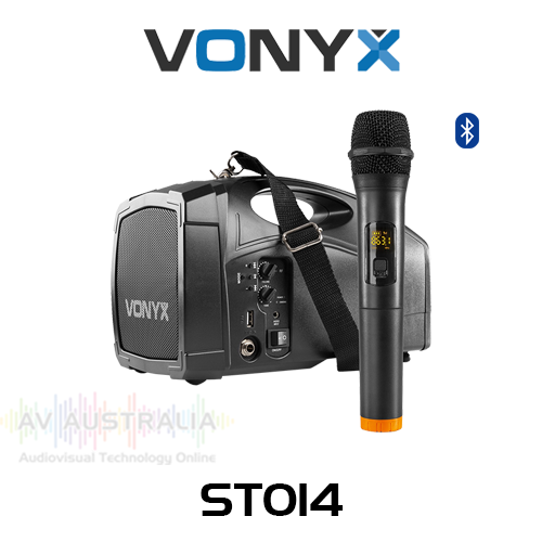 Vonyx ST014 Battery Powered Personal Wireless PA System with UHF Handheld Mic