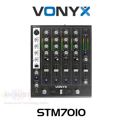 Vonyx STM7010 4-Channel DJ Mixer