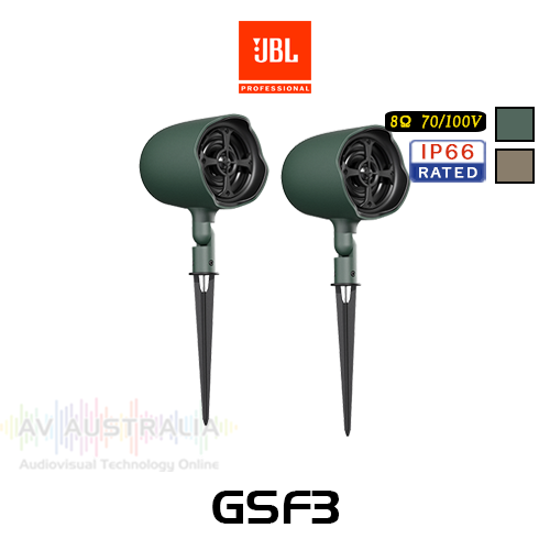 JBL GSF3 3" Coax 8 ohm 70/100V Landscape Satellite Loudspeakers (Pair)