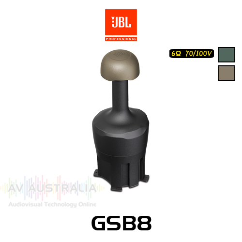 JBL GSB8 8" 6 ohm 70/100V In-Ground Landscape Subwoofer