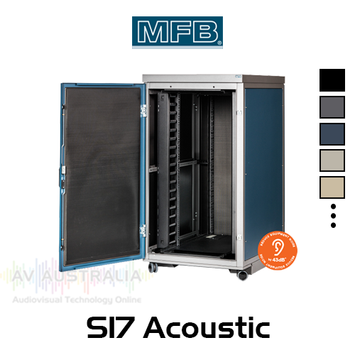 MFB S17 Acoustic 800-1200mm Depth 19" Floorstanding Rack (18, 27, 39, 42, 45 RU)