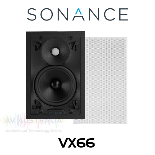 Sonance VX66 6.5" Kevlar In-Wall Rectangle Speakers (Pair)