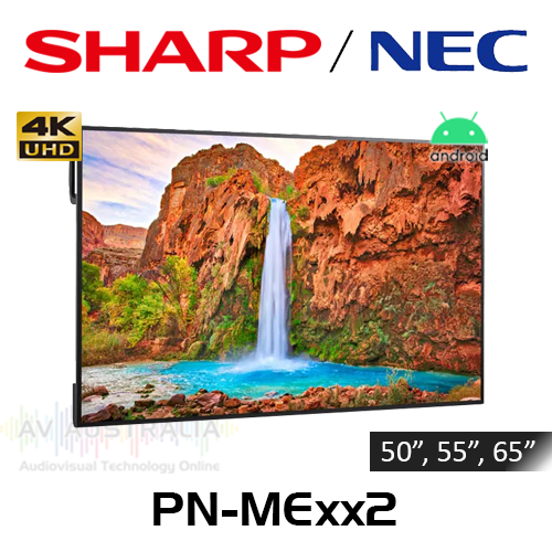 Sharp ME Series 4K 450 Nits 18/7 Android 13 Commercial Displays (50", 55", 65")