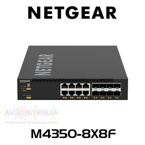 Netgear M4350-8X8F 8x10G/Multi-Gig Layer 3 Managed Switch with 8x10G SFP