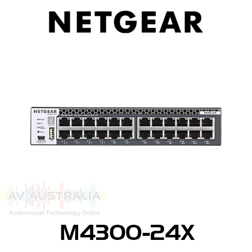 Netgear M4300-24X 24x10G Layer 3 Stackable Managed Switch with 4x10G SFP