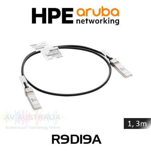 Aruba Instant On R9D19A 10G SFP+ To SFP+ Direct Attach Copper Cable (1, 3m)