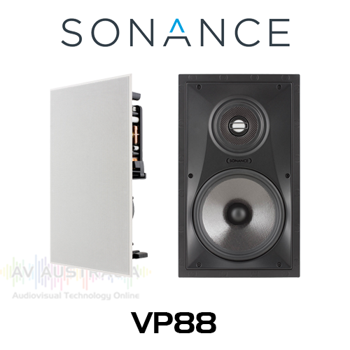 Sonance VP88 8" In-Wall Rectangular Speakers (Pair)