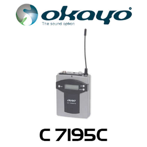 Okayo 96 Channel UHF Beltpack Transmitter (520-544Mhz)