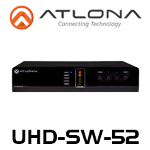 Atlona 4K UHD 5-Input HDMI Switcher with Mirrored HDMI Outputs