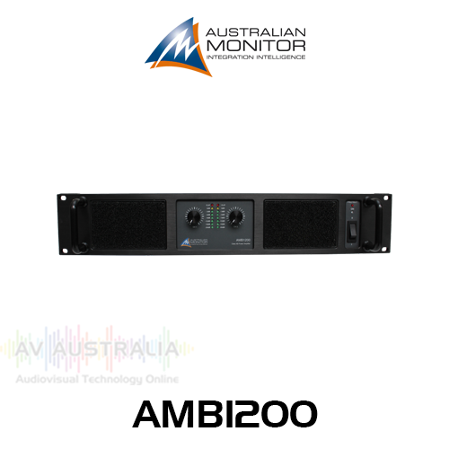 Australian Monitor AMB1200 Class AB Stereo 1200W Power Amplifier
