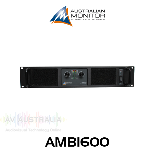 Australian Monitor AMB1600 Class AB Stereo 1600W Power Amplifier
