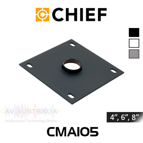 Chief CMA Series Flat 4"/ 6" / 8" Square Ceiling Plate