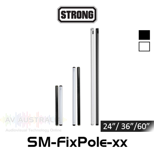 Strong Fixed Pole 24/36/60 Inch Extension for Ceiling Mounts with 1.5" NPT Threading