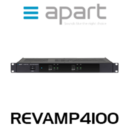 Apart REVAMP4100 4-Channel 100W Bridgeable Digital Amplifier