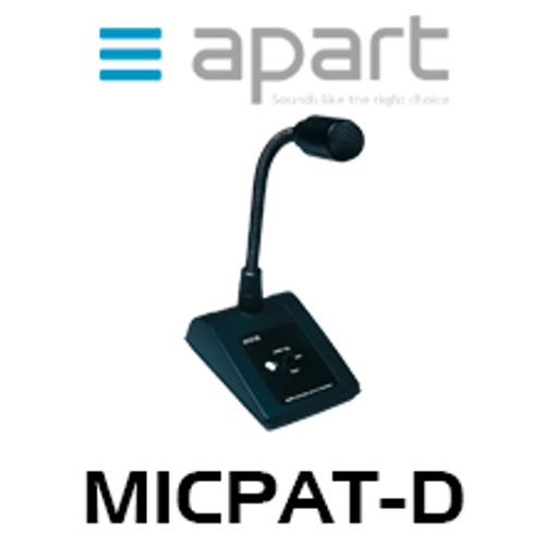 APart MICPAT-D All Call Dynamic Paging Microphone