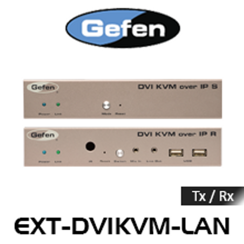 Gefen DVI, USB & IR KVM over IP Switcher