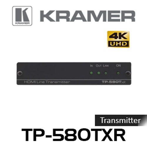 Kramer TP-580TXR 4K60Hz HDMI to HDBaseT Transmitter With RS-232 & IR (up to 130m)