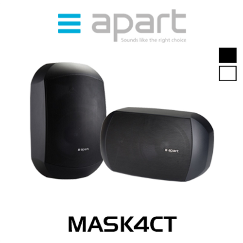 Apart Mask4CT 4.25" 100V Loudspeaker With Clickmount System (Pair)