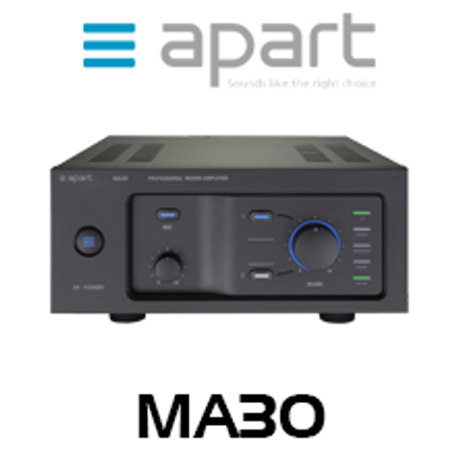 Apart MA30 30W 100V Half Rack Public Address Mixing Amplifier