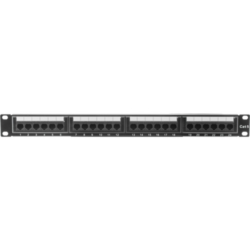 TE 24 Port Metal Cat5e Patch Panel