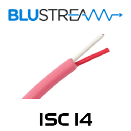 BluStream ISC14 2 Core 14 AWG Pink OFC Custom Cable Box - 152m