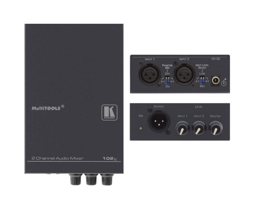 Kramer 102XL 2-Channel Balanced Mono Audio Mixer
