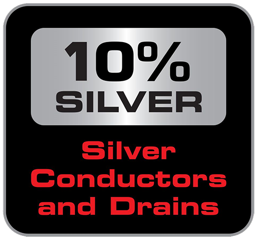 10% Silver-Plated Copper Conductors and Drains