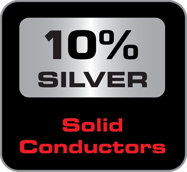 10% Silver-Plated Copper Conductors