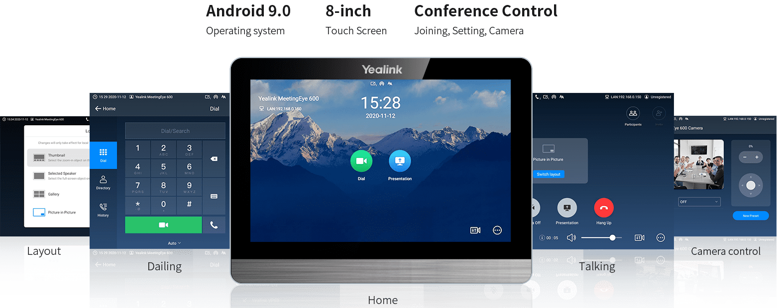 Yealink Collaboration Touch Panel CTP18