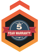 5 Year Warranty