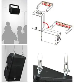 Rigging Points for Standard Eye-Bolts and Optional U-Brackets