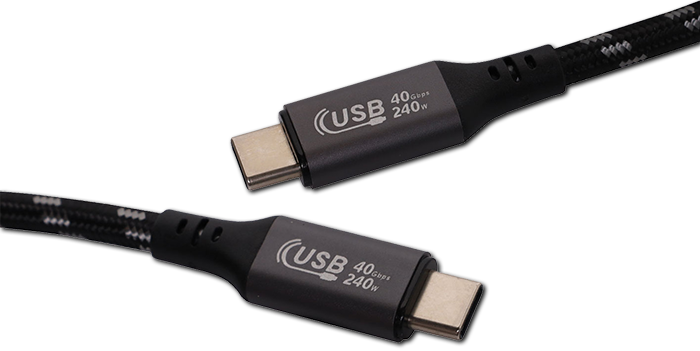 8K/60Hz 40Gbps USB Type C Cables 