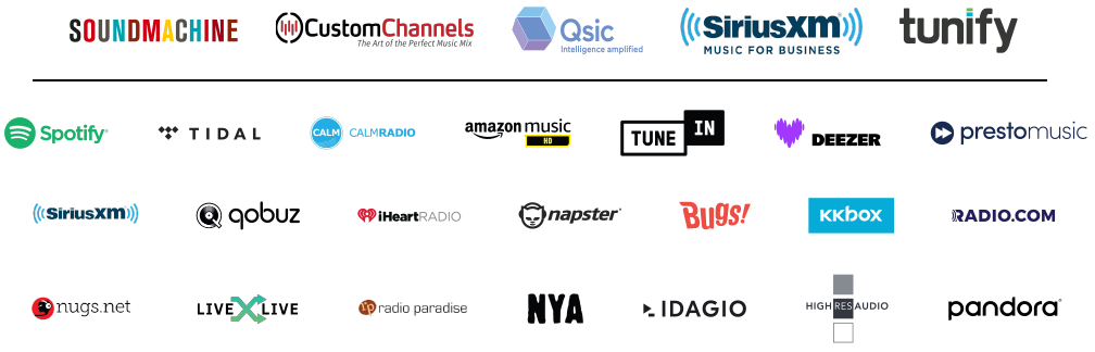 BLSPro Streaming Service Logos